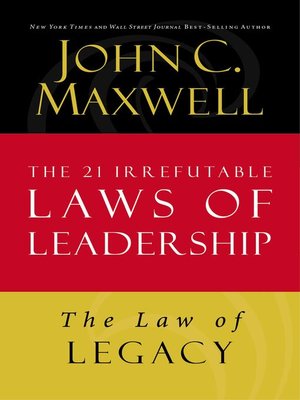 cover image of The Law of Legacy